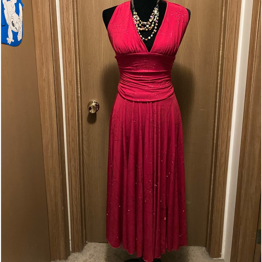 Red homecoming dress